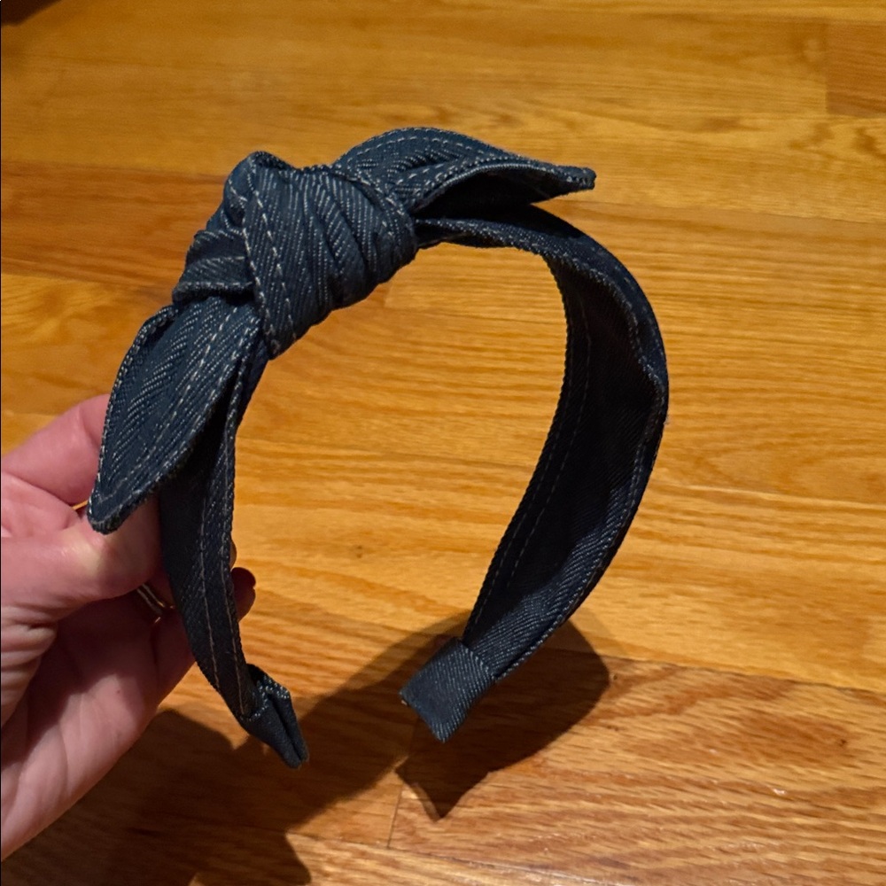 Denim Knot Headband